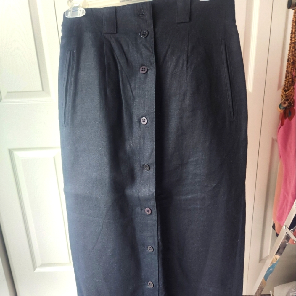 Rafaella Linen Blend skirt